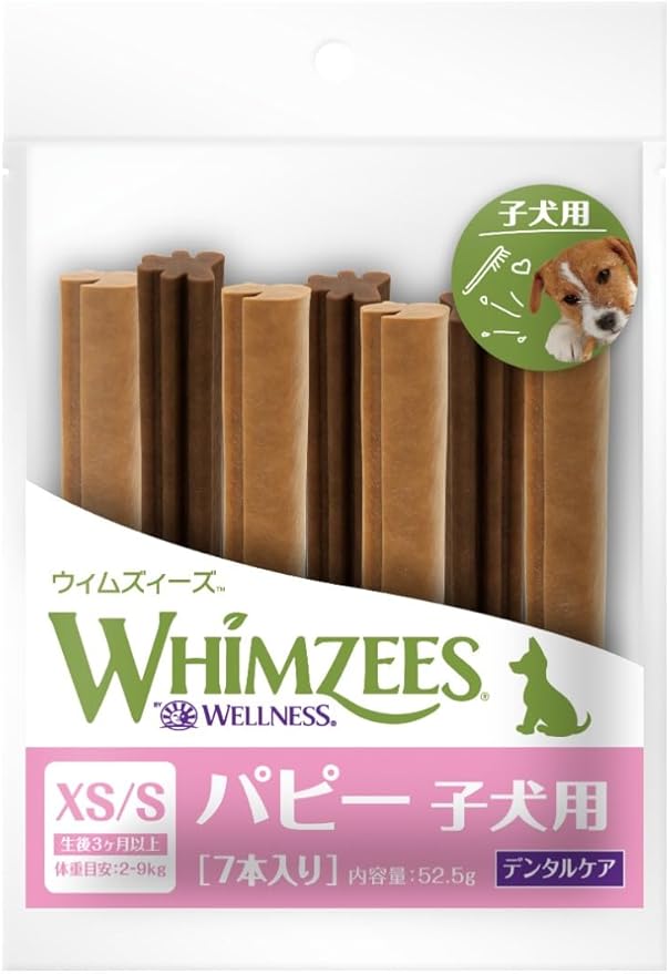 【12個セット】ウェルペット・ジャパン ウィムズィーズ　パピーＸＳ／Ｓ（体重２‐９ｋｇ）７個入り