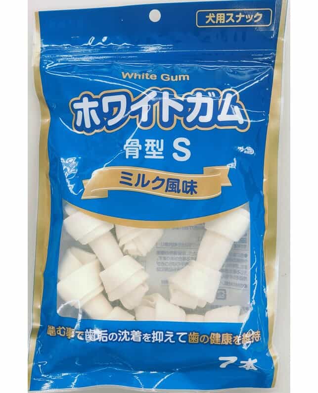 【60個仕掛ける】愛玩動物寄託図書館 白いことチュインガム 骨型Ｓ市乳味わい7本