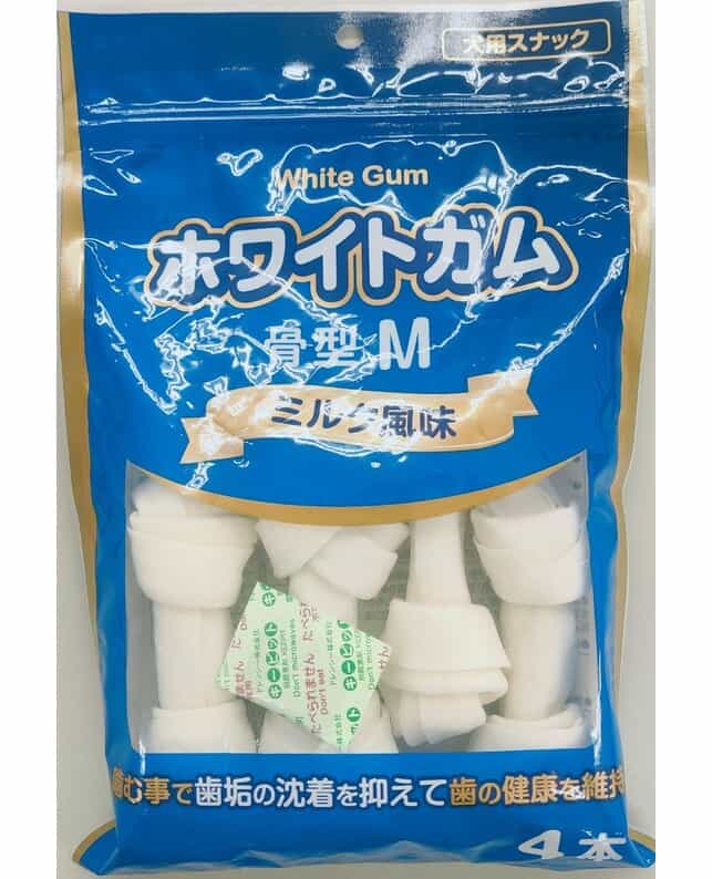 【30個仕掛ける】愛玩動物寄託図書館 白いことチュインガム 骨型Ｍ市乳味わい4本