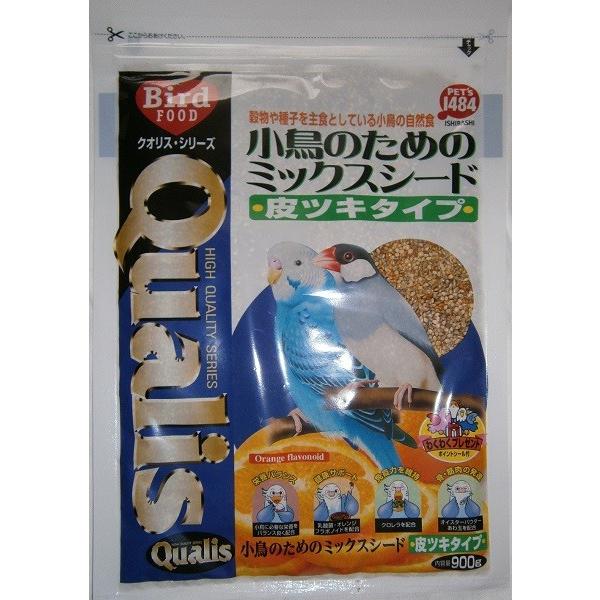 【20個セット】ペッズイシバシ　クオリス　小鳥のためのミックスシード皮ツキタイプ９００ｇ