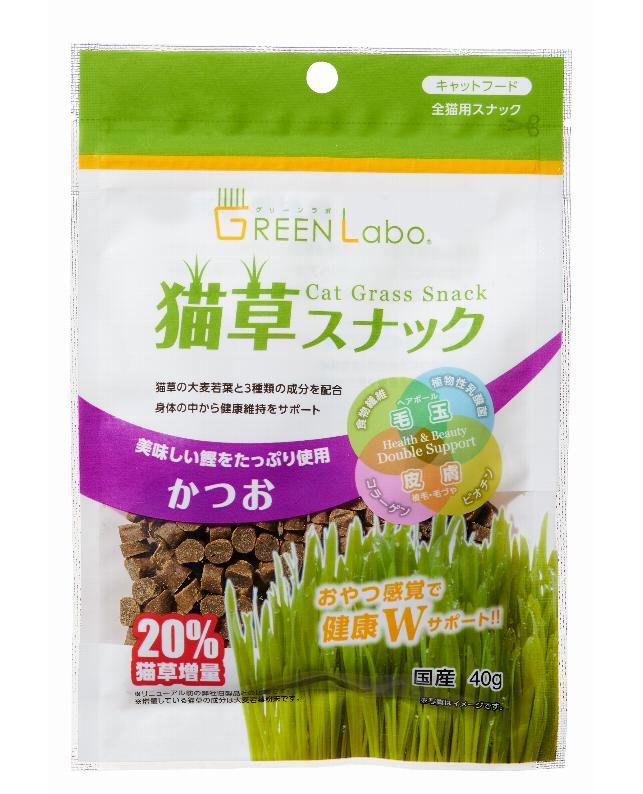 【30個仕かける】狭隘会社組織エイムクリエイツ ＧＬ猫草赤ちょうちん かつお味４０ｇ