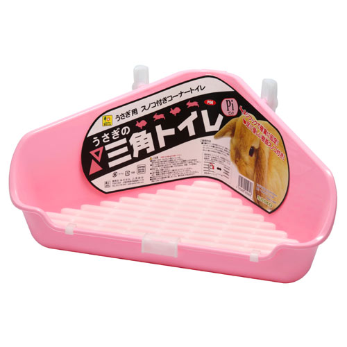 【12個書き割り】 三晃会社 Ｐ０６ うさぎの３角形室内用便器ＰＩ さくら色
