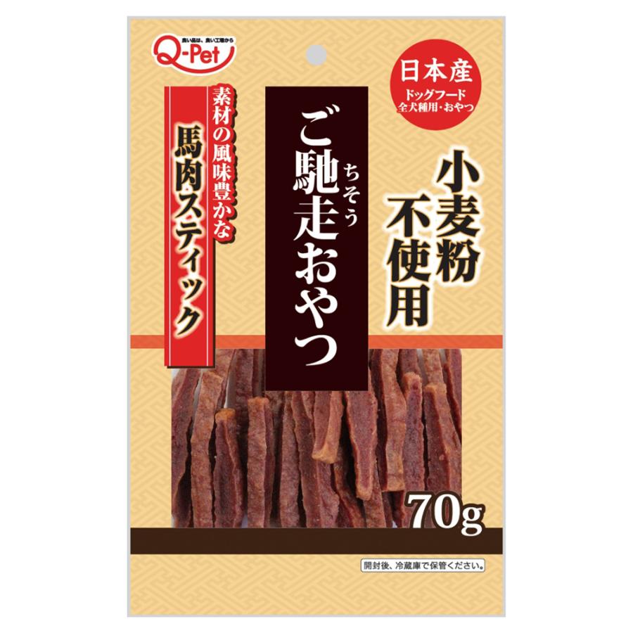 【24個セット】九州ペットフード　ご馳走おやつ馬肉スティック７０ｇ