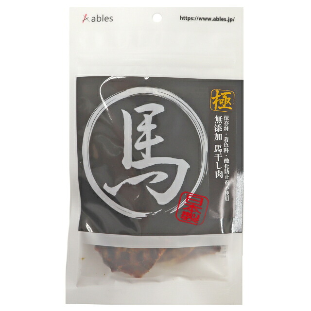 【10個セット】アブレス　馬極み無添加馬肉干し肉３０ｇ