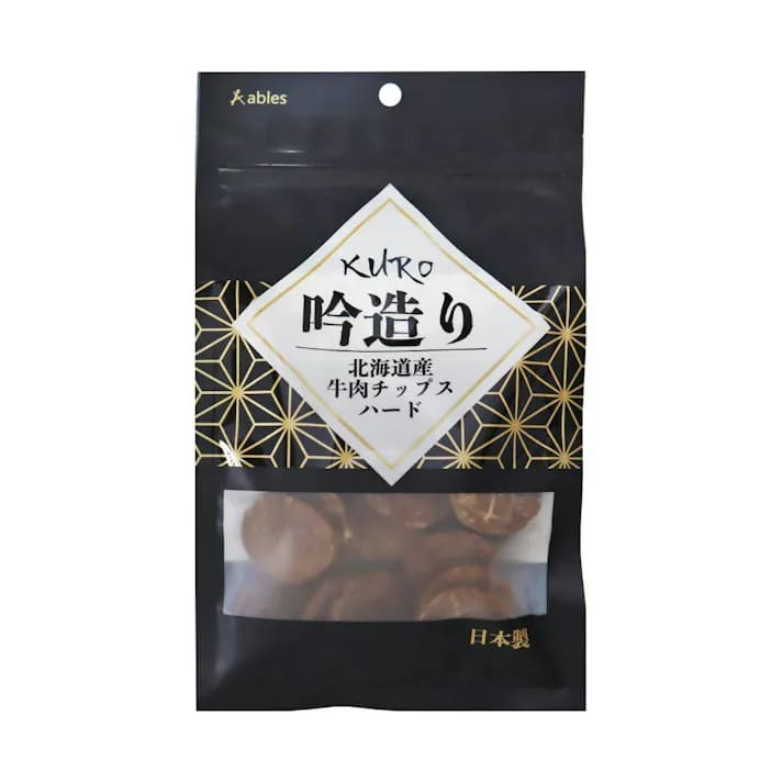 【20個書き割り】アブ受け答え ＫＵＲＯ吟からだ付き 北海道産牛チップスハード５０ｇ