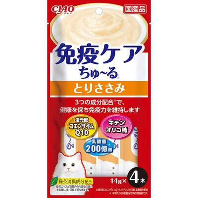 【36個仕掛ける】いなば愛玩動物ボンネット ＣＩＡＯ 予防注射世話をするちゅーる とりささみ１４ｇ×４Ｐ