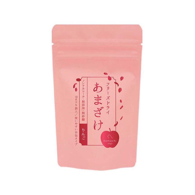 【12個セット】アクシエ株式会社 ｋｏｍａｃｈｉ‐ｎａ‐　フリーズドライ　あまざけ　りんご１０ｇ