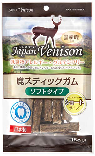 【40個セット】アスクＪＡＰＡＮＶＥＮＩＳＯＮ鹿スティックガムソフトショートタイプ１５本