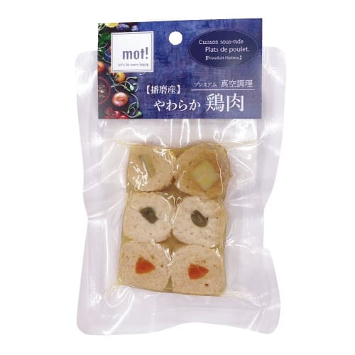 【50個セット】 ＦＬＦ ｍｏｔ！やわらか鶏肉　国産野菜と鶏肉ロール６個入り