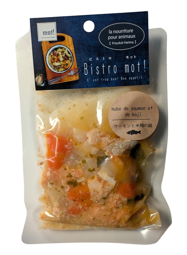 【50個セット】 ＦＬＦ Ｂｉｓｔｒｏ　ｍｏｔ！　サーモンと米麹の石狩なべ６０ｇ｜スペシャルスペース　ペット館