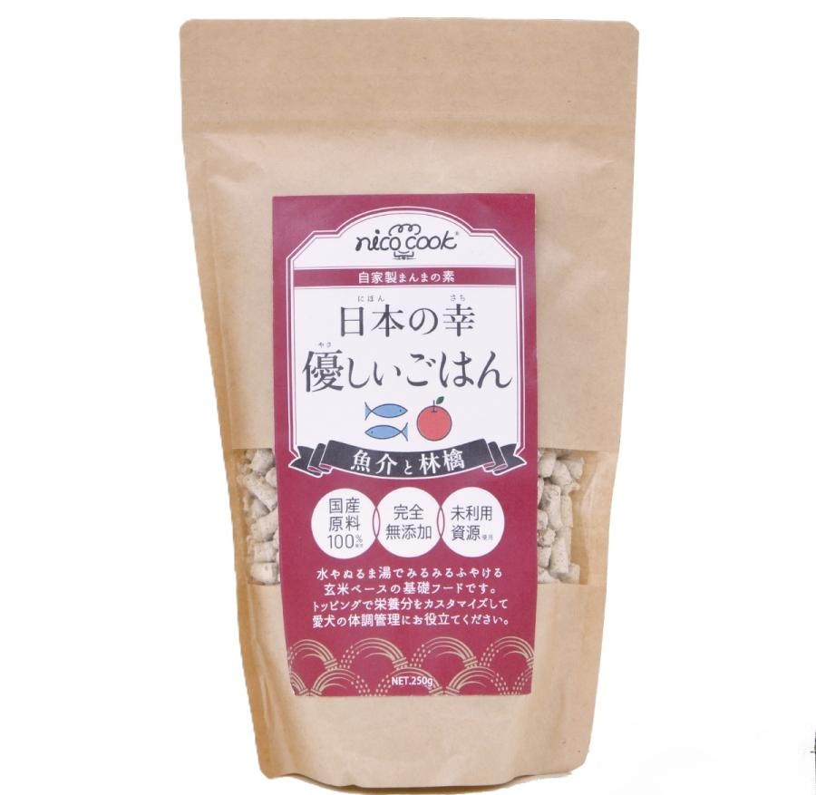 【5個書き割り】マルカイコーポレーション ｎｉｃｏ ｃｏｏｋ 日本の幸 愛想のいいごはん 魚介とリンゴの木２５０ｇ