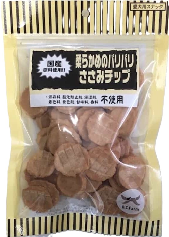 【12個書き割り】オーシー耕園 もの柔らかめパリパリささみ心付け１５０ｇ