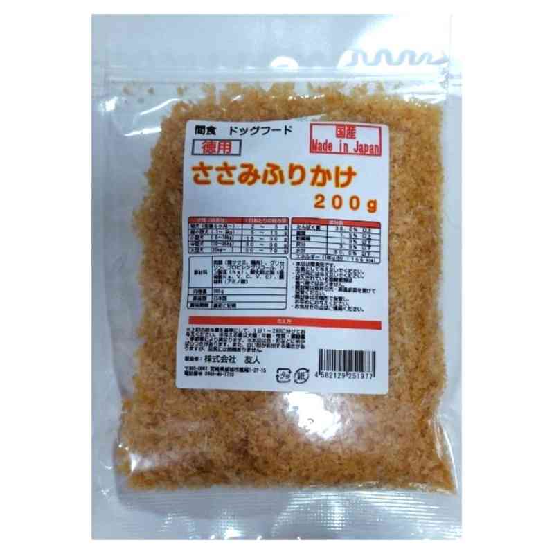 【18個書き割り】株式会社友だち  徳用ささみふりかけ２００ｇ