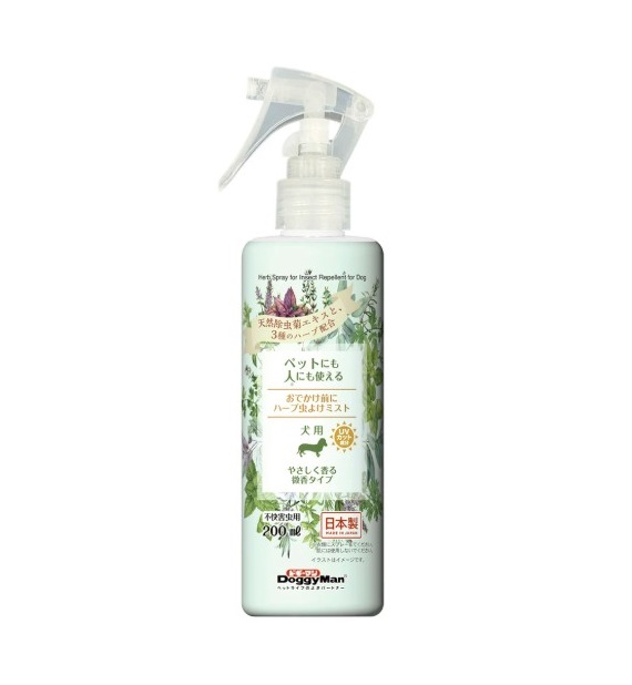 【12個書き割り】 ドギーマンハヤシ おでかけ前に 薬草虫よけ霞 200ml