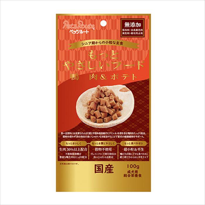 【18個仕掛ける】ペッツルート もっと分かりやすいボンネット 鴨肉＆ジャガタラ芋１００ｇ