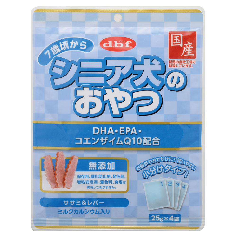 【48個セット】デビフペット シニア犬のおやつ　ＤＨＡ・ＥＰＡ・コエンザイムＱ１０配合１００ｇ｜スペシャルスペース　ペット館