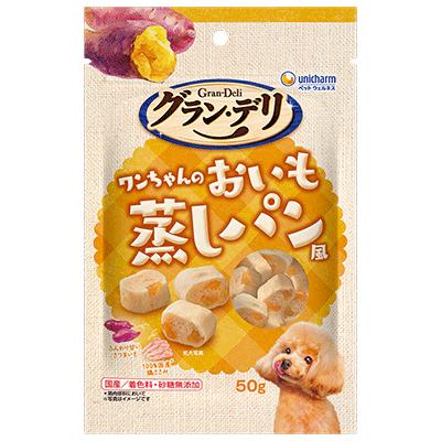 【36個セット】 ユニ・チャーム グラン・デリおやつワンちゃんのおいも蒸しパン風５０ｇ｜スペシャルスペース　ペット館 12,242円