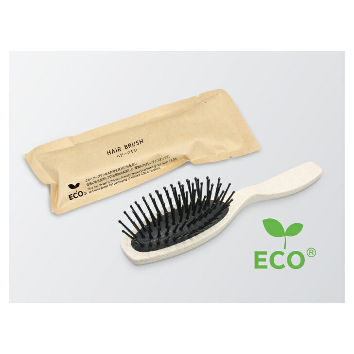 ［紙荷造り］［エコ］フォレストシリーズ クッションヘアーブラシH35 300本