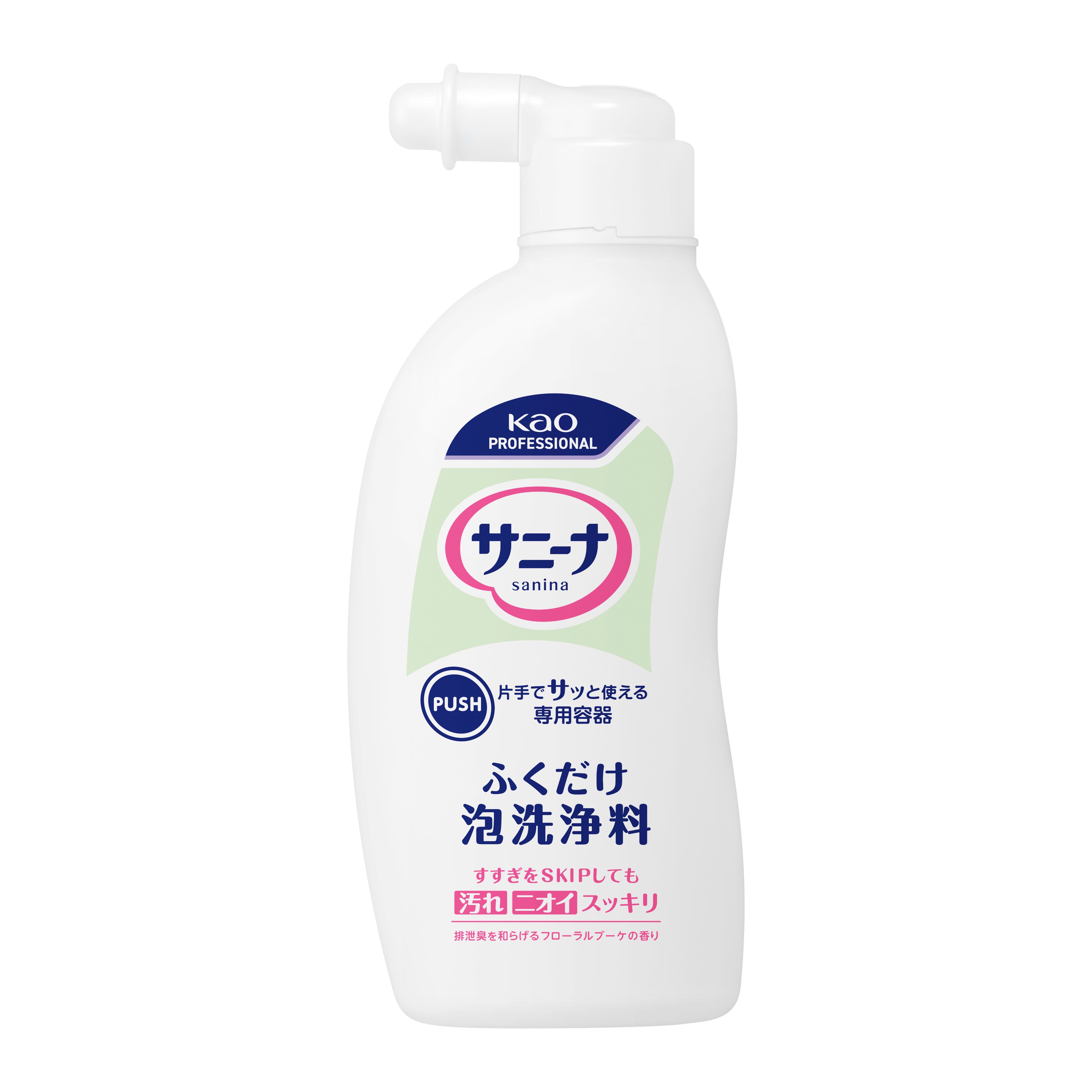 [空入れもの]名取り草 サニーナ ふくだけ泡洗い濯ぎ料 御役目用 塗布用具 300ml×12