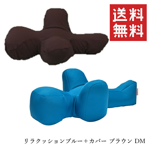 アロン化成 OneAid ワンエイド リラクッション ブルー＋カバー(ブラウン) DM ペット用 小型短足犬用 姿勢 サポート 老犬 ペット用介護 足腰サポート リラックス