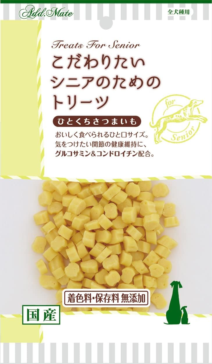 【同梱不可】【20個セット】Add.Mateこだわりたいシニアのためのトリーツ小粒おいも60g