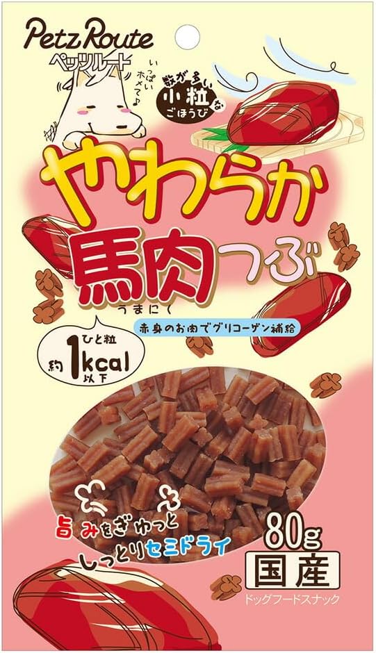 【同梱不可】【60個仕掛ける】ペッツルート 素粒子ごほうびやわらか桜肉つぶ80ｇ おやつ-その他