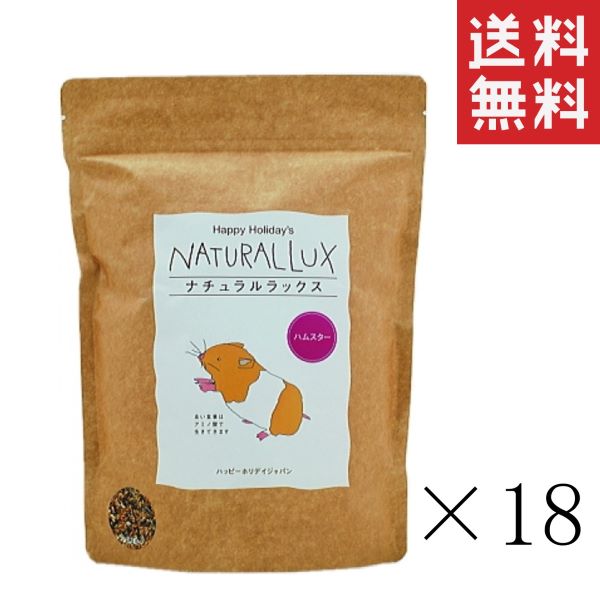 ピーツーアンドアソシエイツ P2 自然的ラックス ハムスター 1L(1000ml)×18袋仕掛ける まとめ買い 小毛の荒物 餌 えさ ボンネット