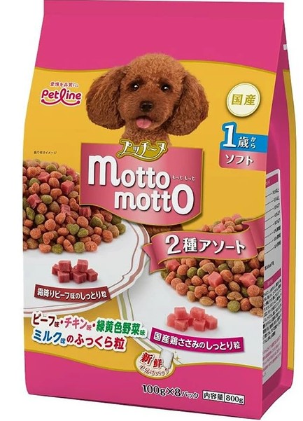 【同梱不可】【12個セット】 ペットライン　プッチーヌ motto motto ソフト1歳から800ｇ