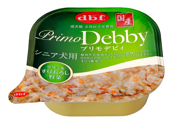 【同梱不可】 【48個仕掛ける】 デビフペット d.b.f プリモデビィ 年がしら犬用 ササミ\u0026すりおろし草片 95g