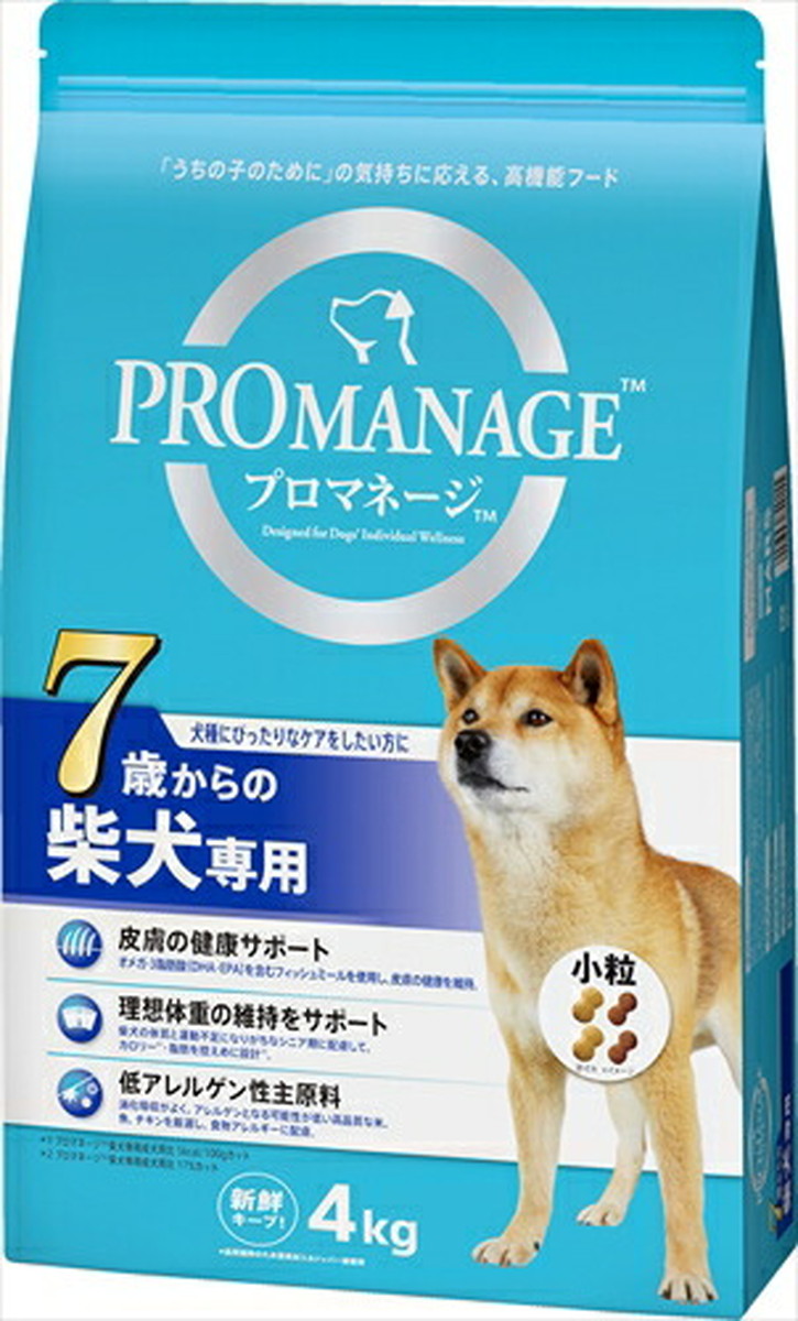 【同梱不可】【3個セット】 マースジャパンリミテッド プロマネージ 7歳から 柴犬専用 4kg