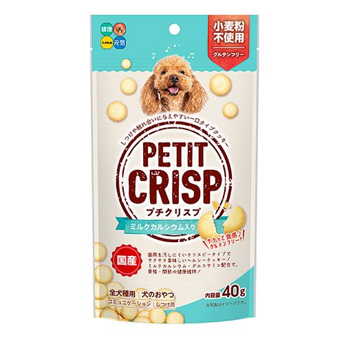 【同梱不可】【36個セット】ハイペット プチクリスプ ミルクカルシウム入り 40g
