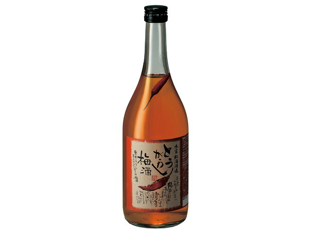 【6本セット】株式会社本家松浦酒造場　本家松浦　とうがらし梅酒　720ml