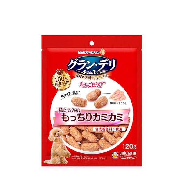 【同梱不可】【24個仕掛ける】グラン･デリ本日のごほうび鶏ささみのもっちりカミカミ120g