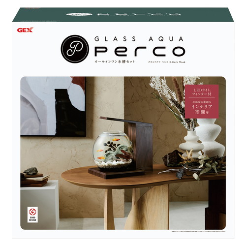 【同梱不可】グラスアクア PERCO B-Dark Wood オールインワン水槽ペルコ 7,942円