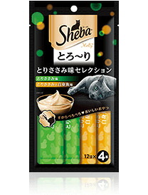 【同梱不可】【48個セット】シーバとろ～りメルティとりささみ味セレクション12g×4本
