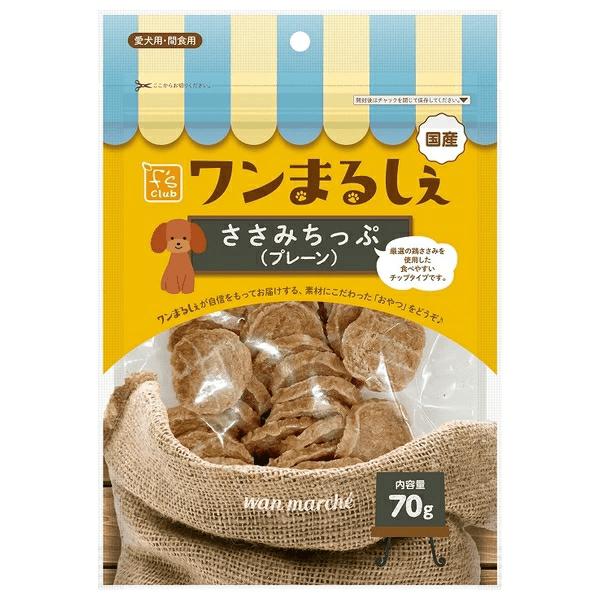 【同梱不可】【24個仕掛ける】愛玩動物寄託図書館 Ｆｓｃｌｕｂ 壱まるしぇ ささみちっぷ飾り気の無い７０ｇ