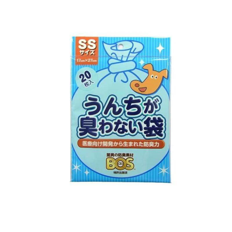 【同梱不可】【120個セット】クリロン化成 うんちが臭わない袋BOS ペット用SSサイズ 20枚入り|スペシャルスペース
