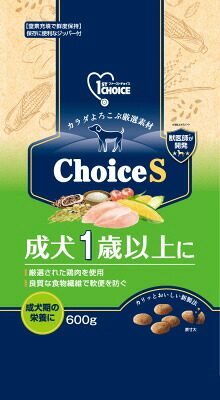 【同梱不可】【6個セット】アース・ペット ファーストチョイス Choice S 成犬 1歳以上に 600g