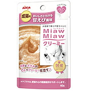 【同梱不可】【48個セット】 アイシア MiawMiawクリーミー甘えび風味40g