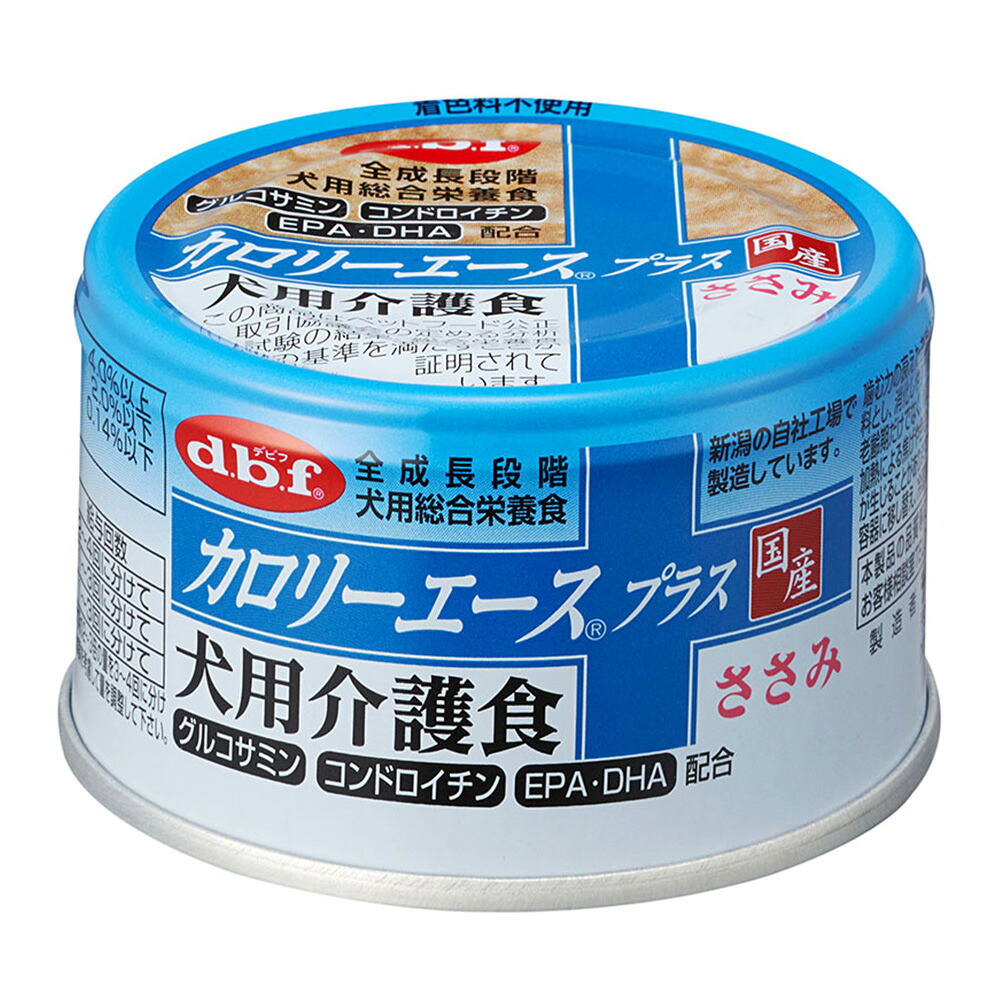 【同梱不可】【72個セット】 デビフペット d.b.f カロリーエース プラス 犬用 介護食 ささみ 85g|スペシャルスペース