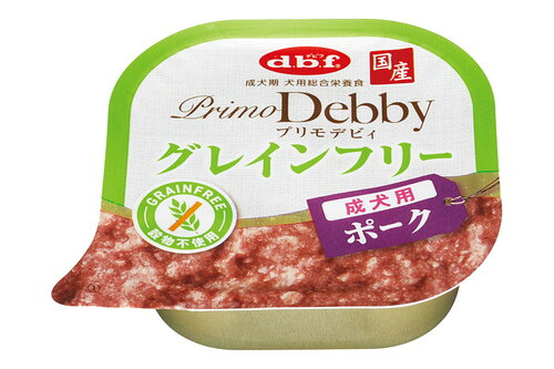 【同梱不可】【４８個仕掛ける】プリモデビィ グレインフリー 成犬用 豚肉 95g