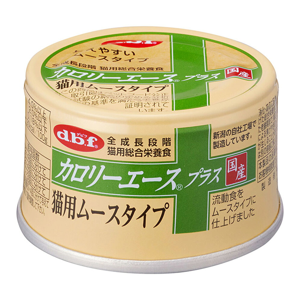 【同梱不可】【24個セット】デビフペット d.b.f カロリーエースプラス猫用ムースタイプ85g