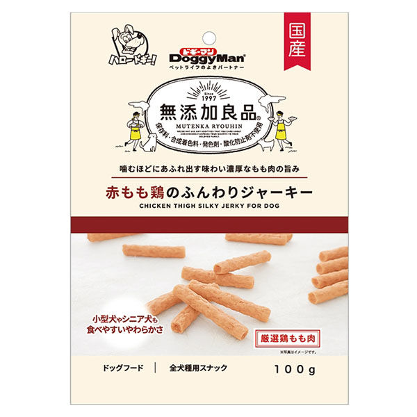 【同梱不可】【48個仕掛ける】 ドギーマンハヤシ 無つけ加える良品 赤もも鶏のふんわりジャー手がかり 100g
