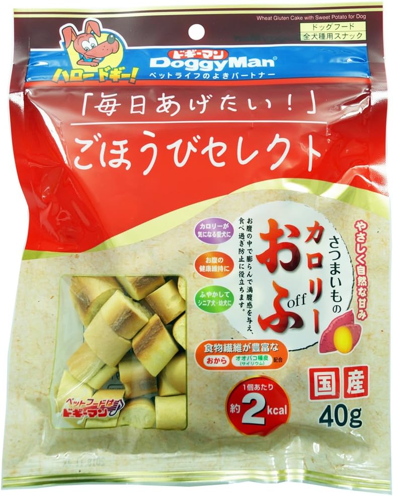 【同梱不可】【48個セット】ドギーマンごほうびセレクトさつまいものカロリーおふ40g|スペシャルスペース