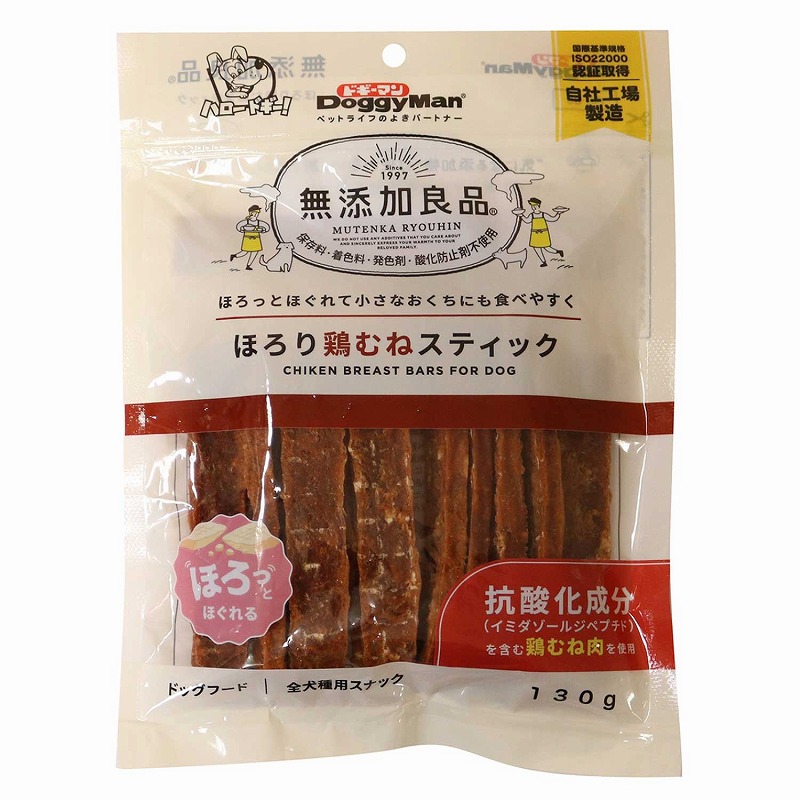 【同梱不可】【36個仕掛ける】ドギーマン無つけ加える良品ほろり鶏むね突っ支い棒130g