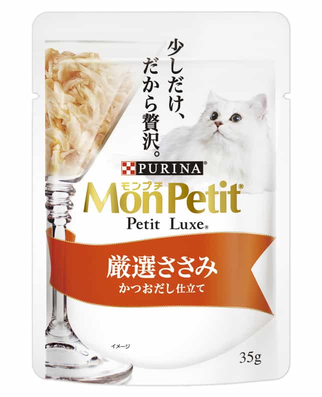 【同梱不可】【96個セット】ネスレ日本 モンプチプチリュクスパウチ厳選ささみ35g｜スペシャルスペース