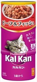 【同梱不可】【9個セット】カルカンハンディ缶1歳からビーフ＆フィッシュ160g×3缶