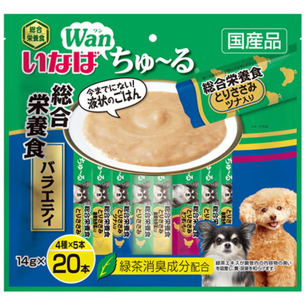 【同梱不可】【16個セット】いなばペットフード ちゅ～る 総合栄養食 バラエティ 20本入り