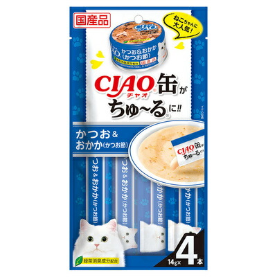 【同梱不可】【48個セット】いなばペットフード CIAOちゅ～る腎臓の健康維持に配慮まぐろ14g×4本