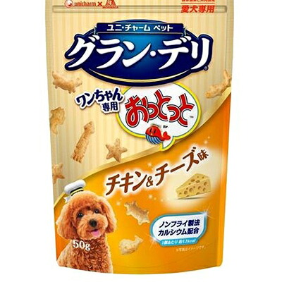 【同梱不可】【72個セット】ユニ・チャーム グラン・デリワンちゃん専用おっとっとチキン&チーズ味50g|スペシャルスペース